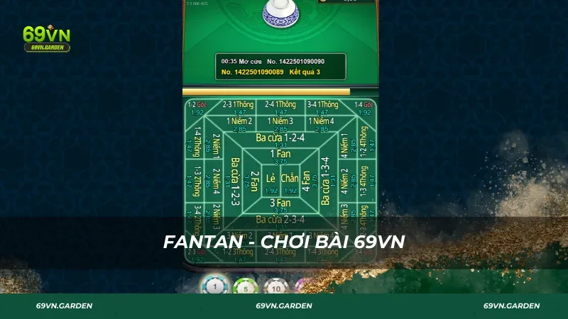 Fantan - chơi bài 69VN