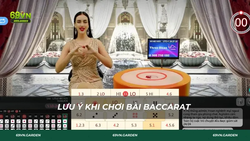 Lưu ý khi chơi bài Baccarat cho tân binh để thắng lớn