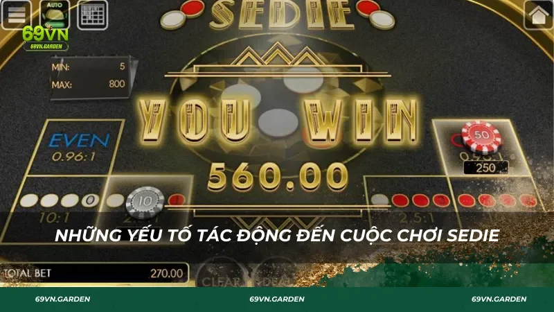 Những yếu tố tác động đến cuộc chơi Sedie