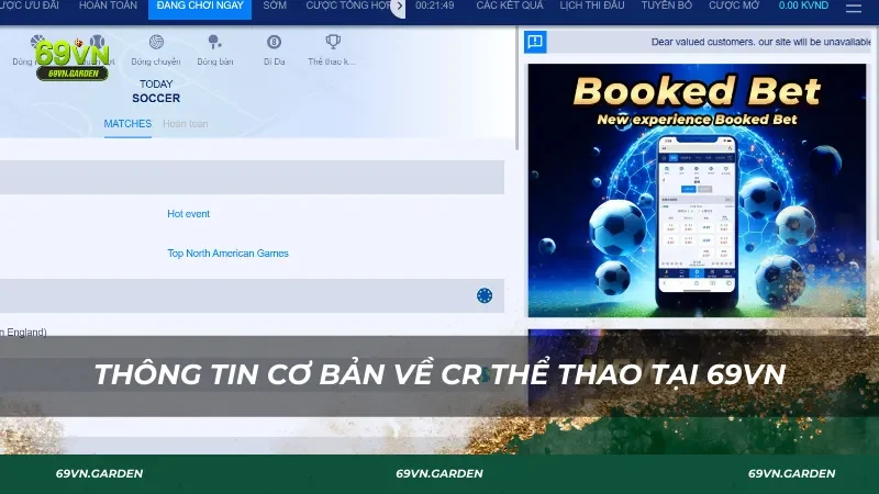Thông tin cơ bản về CR thể thao tại 69VN